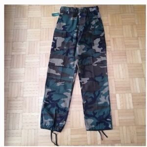 Woodland Camo Pants X-Small NWT